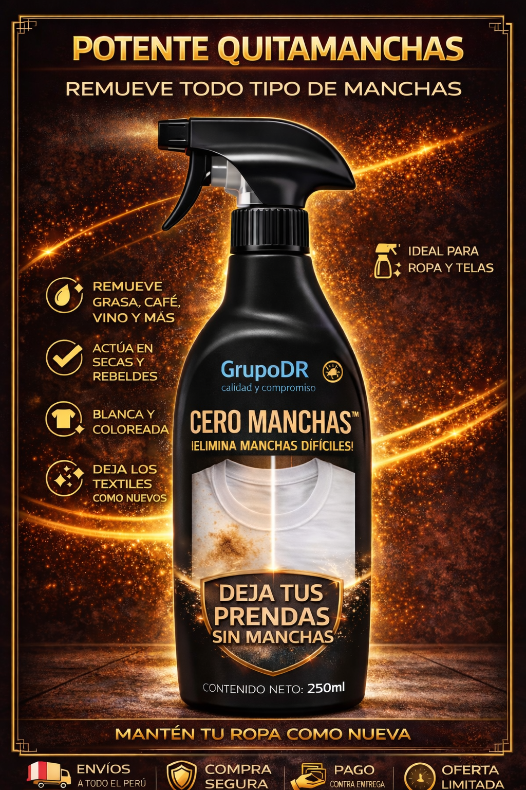 CERO MANCHAS 500 MIL + 🎁REGALO